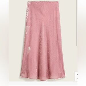 J.Crew Pull-on velvet slip skirt Item BD523 sz Small Pink